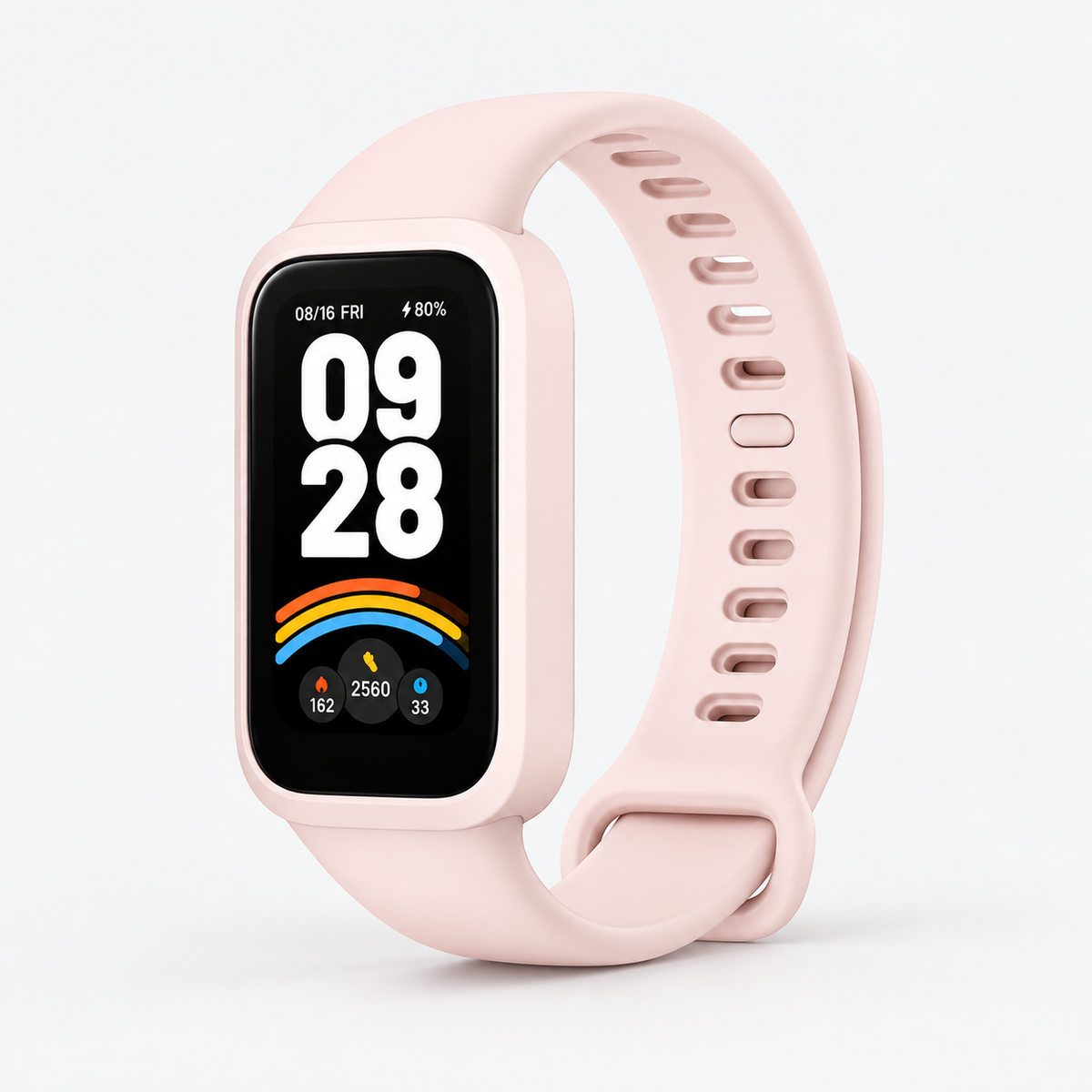 Pink Smart Fitness Tracker With 1.47 Inch Touch Screen, Heart Rate And Sleep Monitor