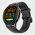 Black Round 1.39 Inch Smart Watch Ip68 Waterproof With Heart Rate And Bluetooth Call