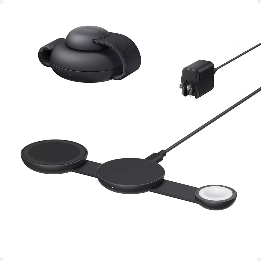 Qi2 15W Portable 3-in-1 Travel Wireless Charging Dock